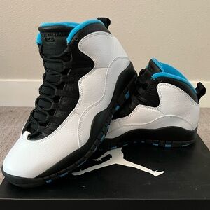 Air Jordan 10 Retro White Powder Blue 2014
